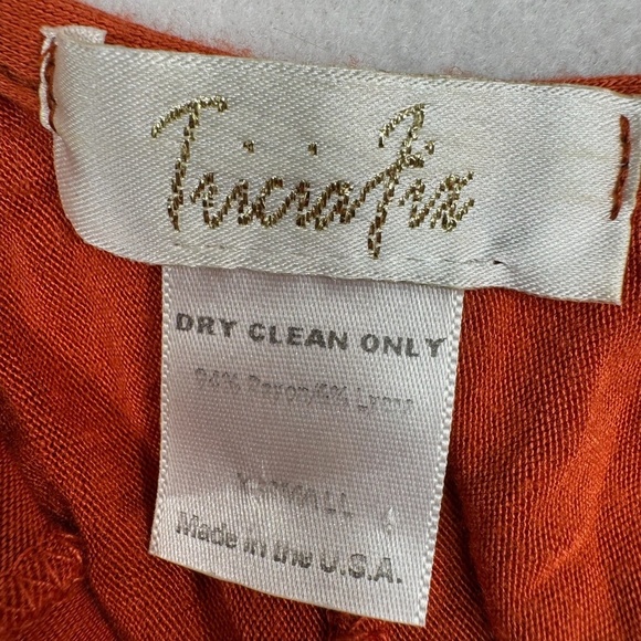 Tricia Fix Boho Flowy Sleeveless Maxi Dress Womens Size XS Belted Beads - Picture 4 of 9